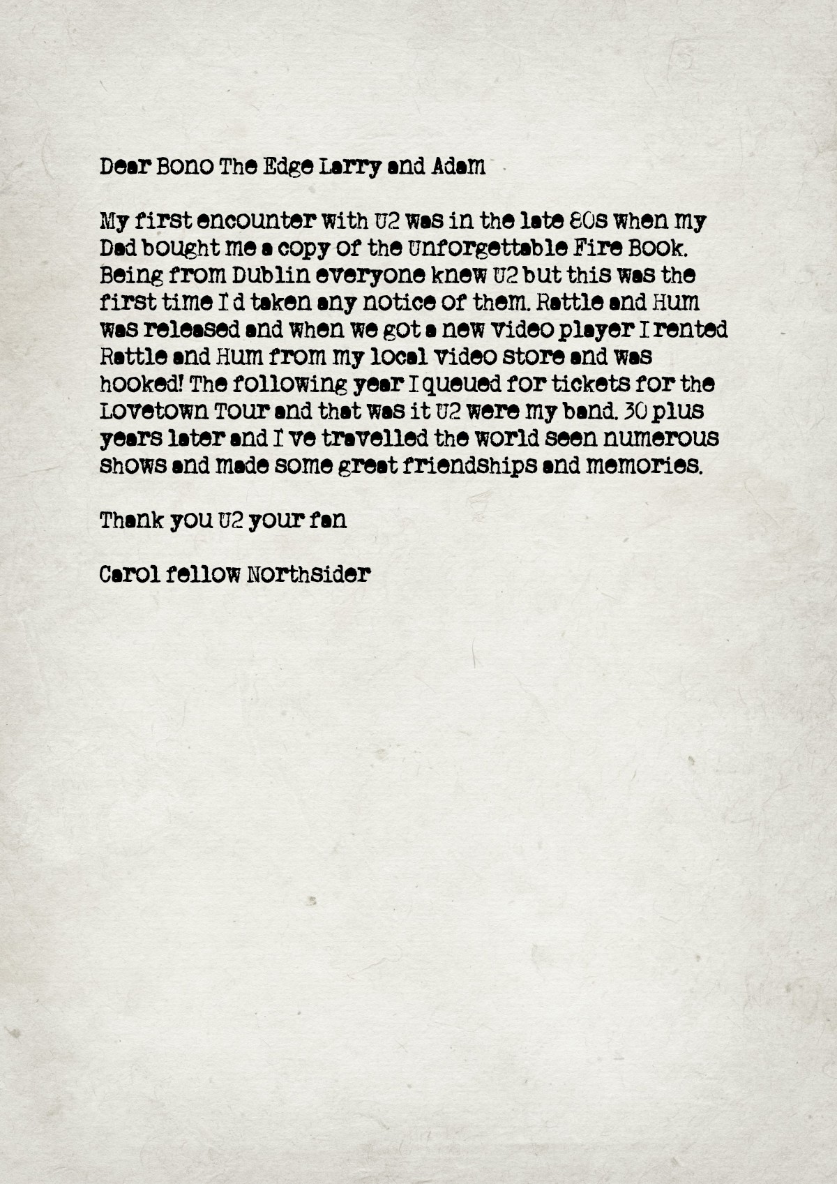 Vorschau Fanbrief