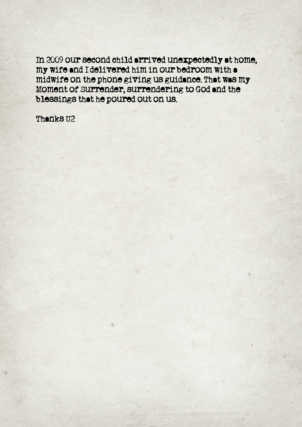 Fan letter preview