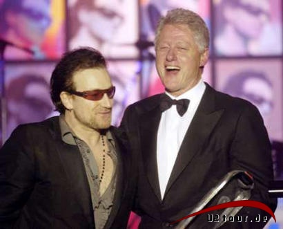 Bono & Bill Clinton