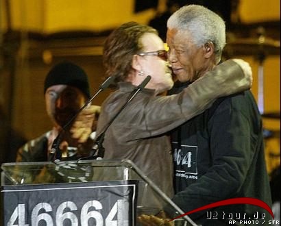 Bono & Nelson Mandela