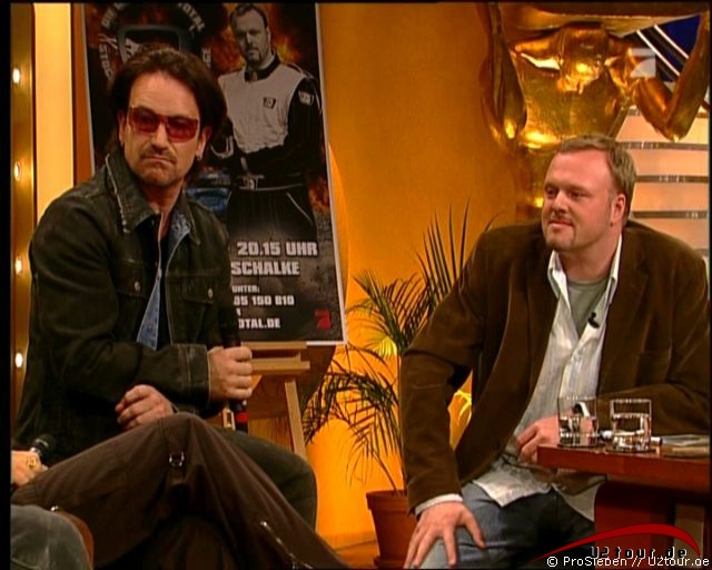 Bono und Stefan Raab