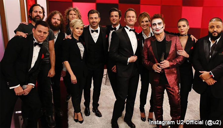 Bild zu: Bono bei Jimmy Kimmel Live! (Red) Special - Die Rückkehr des MacPhisto!