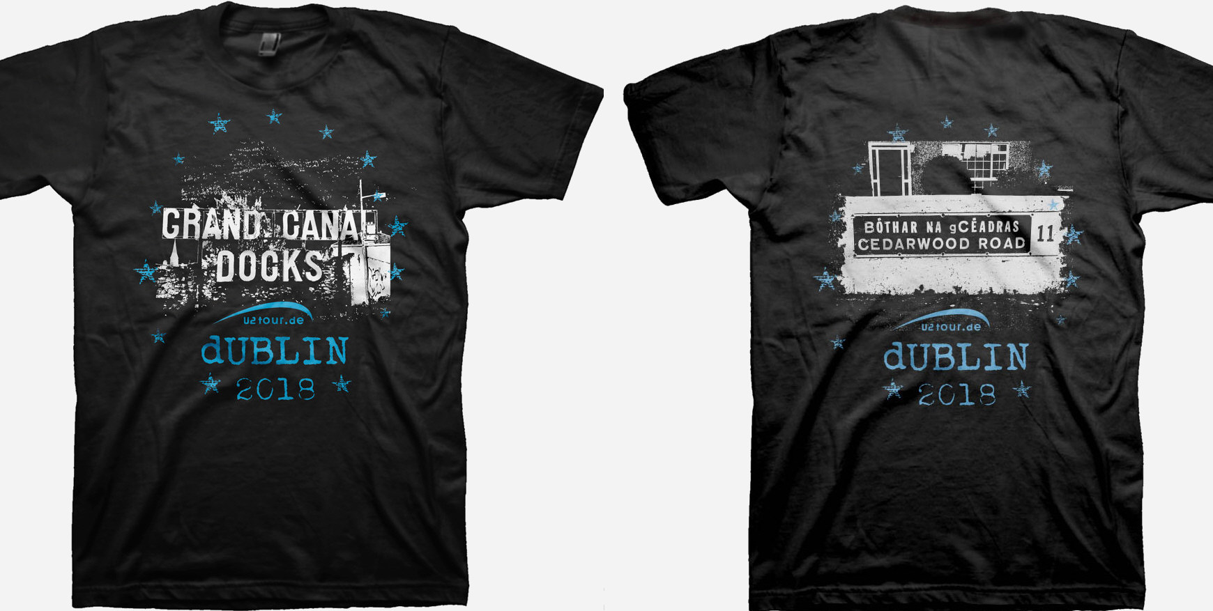 Bild zu: Spezielle Shirts für die Konzerte in Dublin!