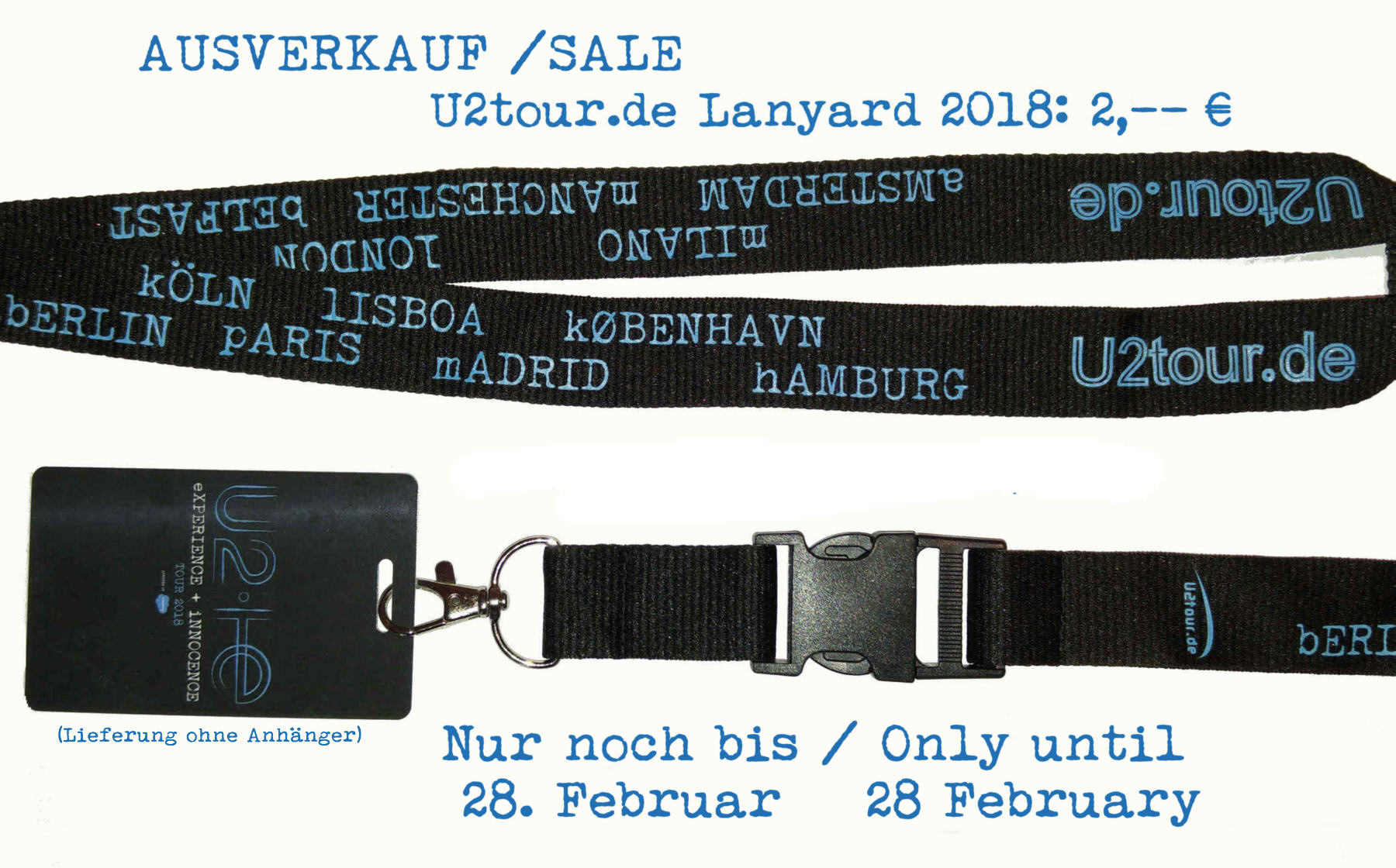 Bild zu: e+i Tour Lanyards 2018 Ausverkauf / sale!