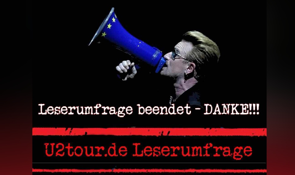 Bild zu: U2tour.de Leserumfrage - DANKESCHÖN und erste Ergebnisse