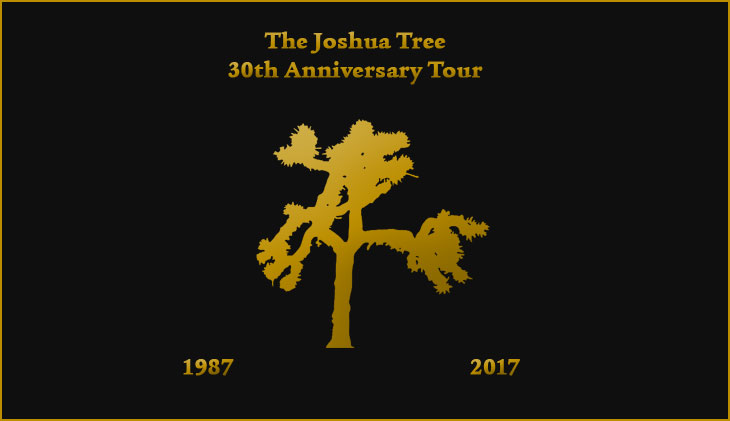 Bild zu: Angebliches Promo-Poster zur Joshua Tree Tour 2017 aufgetaucht